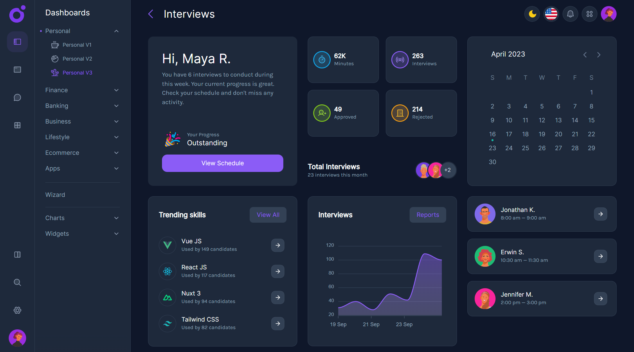 Tairo - Personal dashboard v3